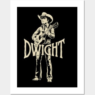 Dwight Yoakam Playing Guitar Posters and Art